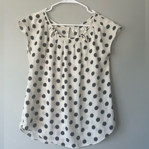 Lauren Conrad Polka Dot Blouse